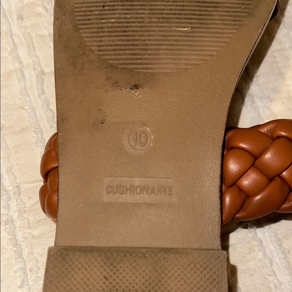 Brown Braided Slide Sandals - Picture 4 of 4